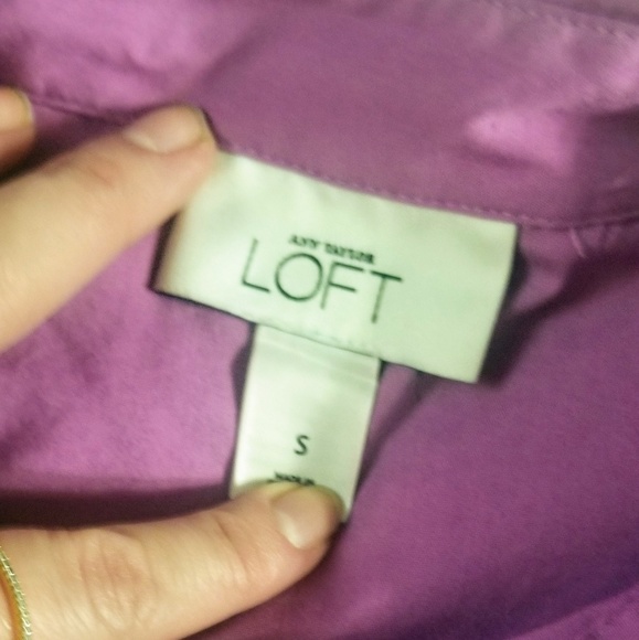 Lilac modified button up - Picture 3 of 3